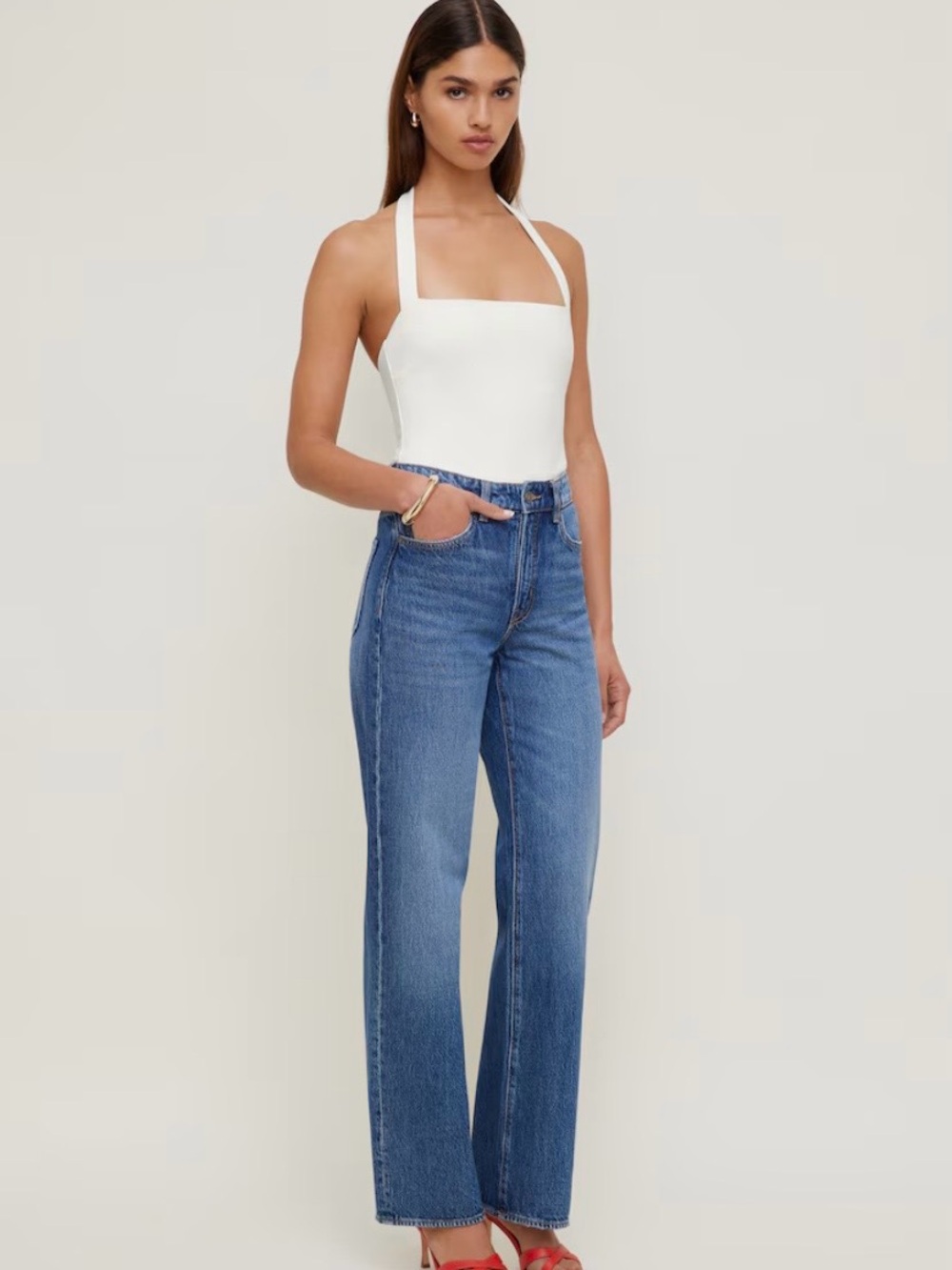 Dynamite Medium Blue Flare Jeans
